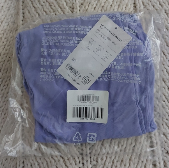 ATHLETA New Momentum Seamless Top Longsleeve - Madeira Purple - Picture 7 of 8